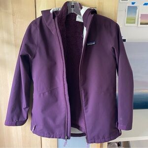 Patagonia 4-in-1 Everyday Jacket, Girls’ Large, Plum